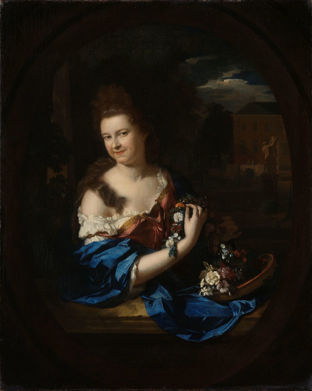 Portrait of Margaretha Rendorp, Wife of Jan van de Poll by Adriaen van der Werff