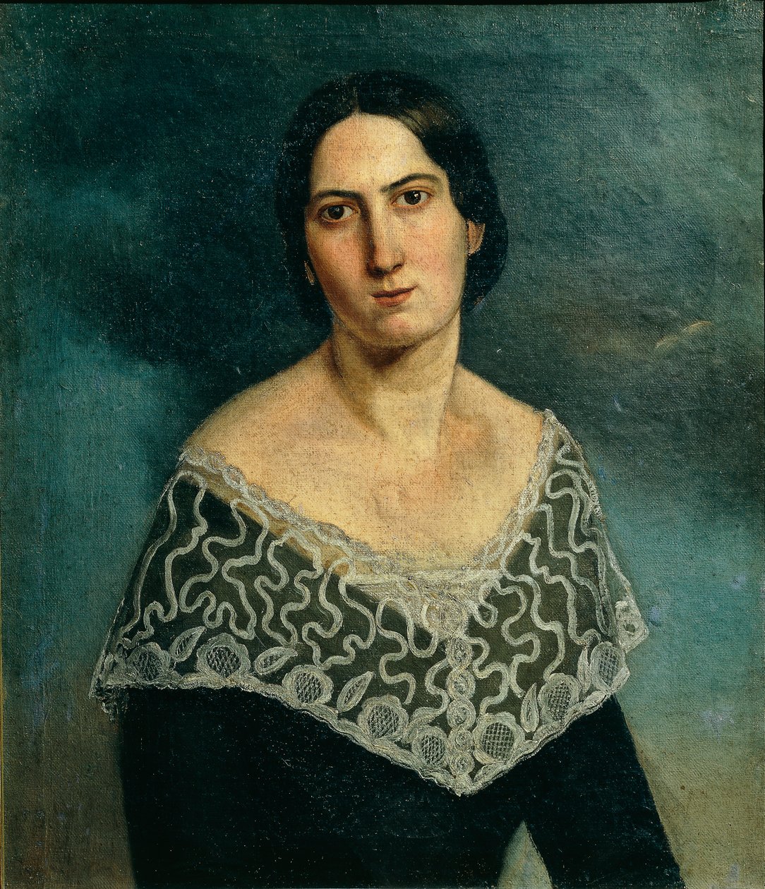 Portrait of Mrs. Bonini Gardi by Adriano Baldini