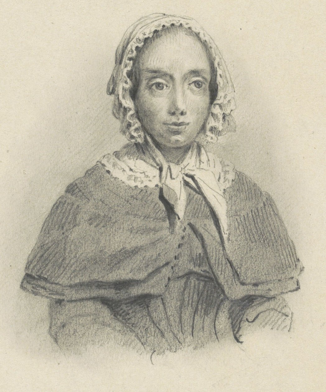 Portrait of Maria Geertruida de Goeje-Barbiers by Adrianus Johannes Ehnle