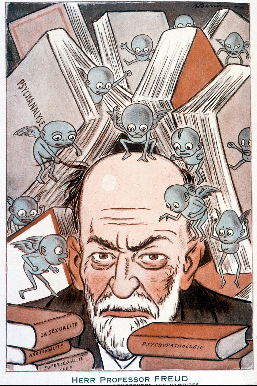Cartoon by Sigmund Freud 