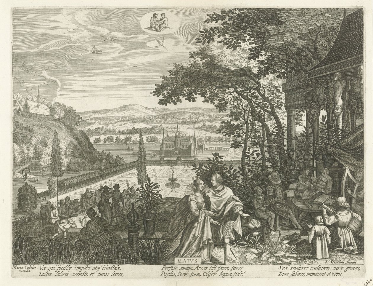 May (The Twelve Months) by Egidius  Sadeler (II)