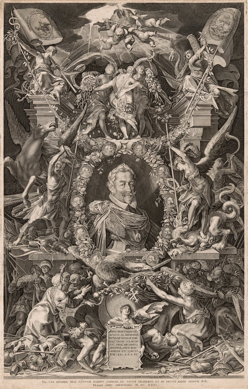 Portrait of Emperor Matthias by Aegidius Sadeler II