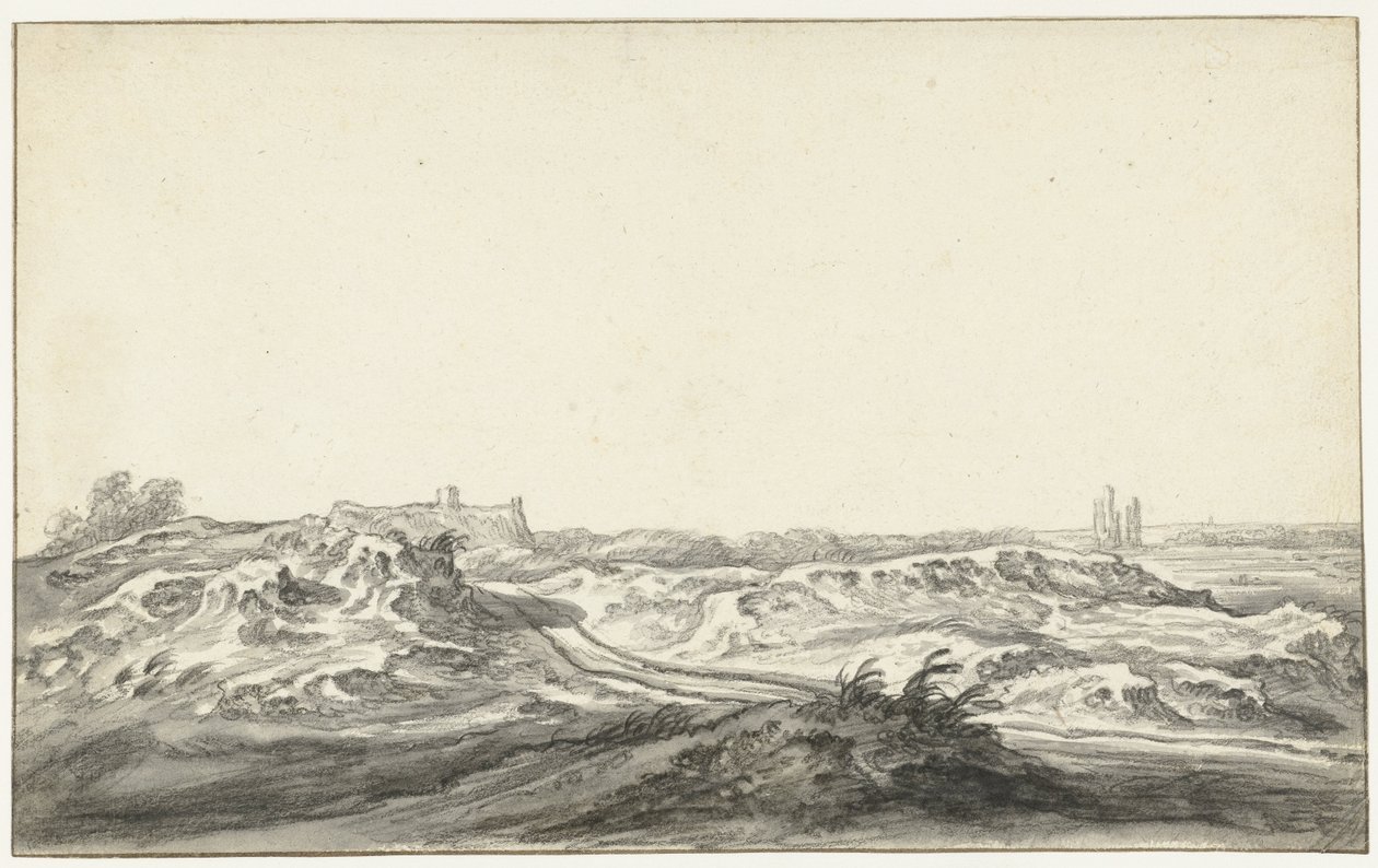 View from the Dunes of the House at Kleef near Haarlem by Aelbert Cuyp
