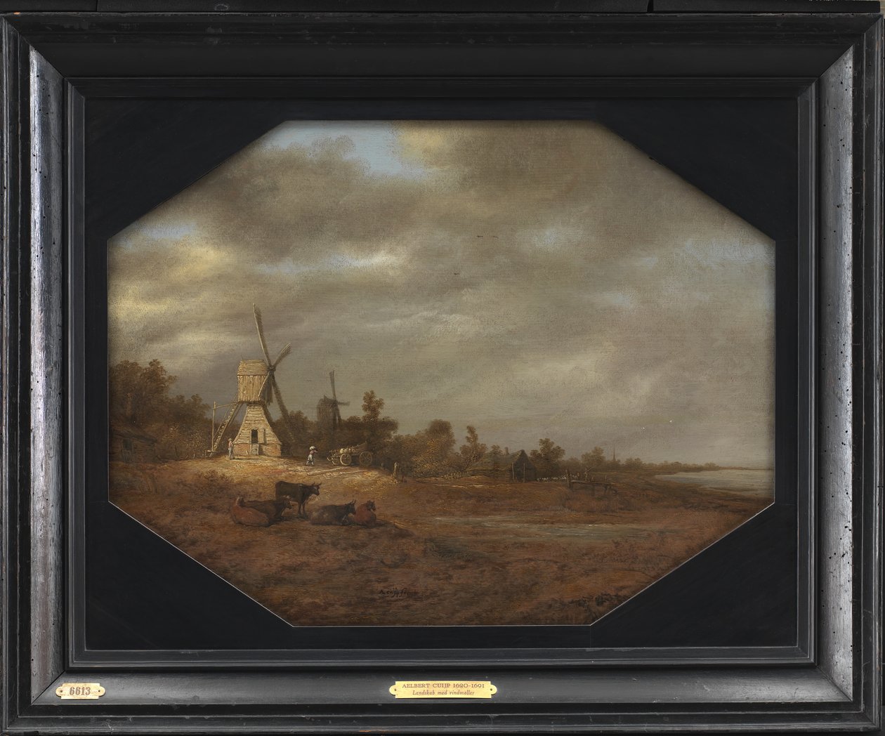 Landscape with Windmills by Aelbert Cuyp