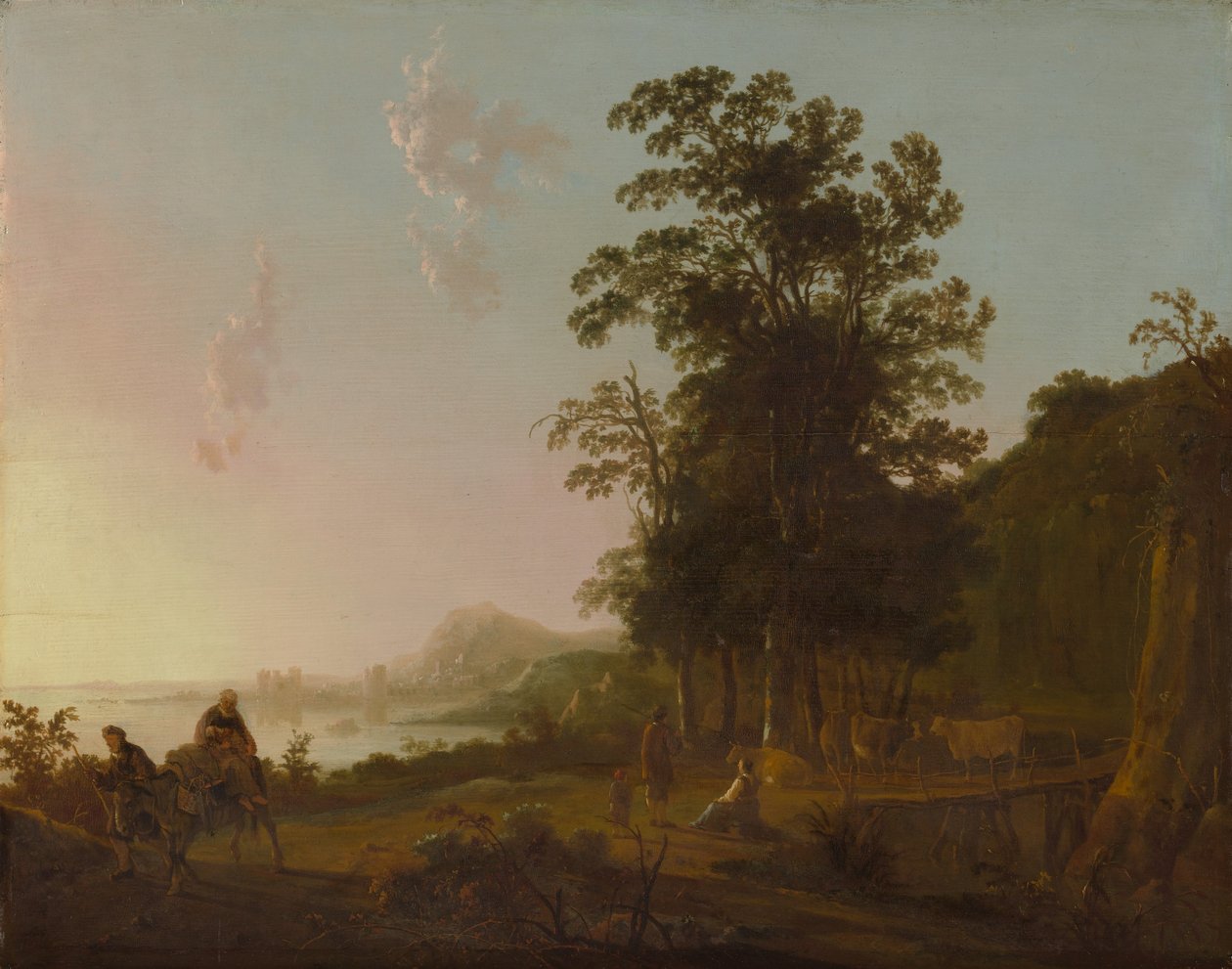 Landscape with the Flight into Egypt by Aelbert Cuyp