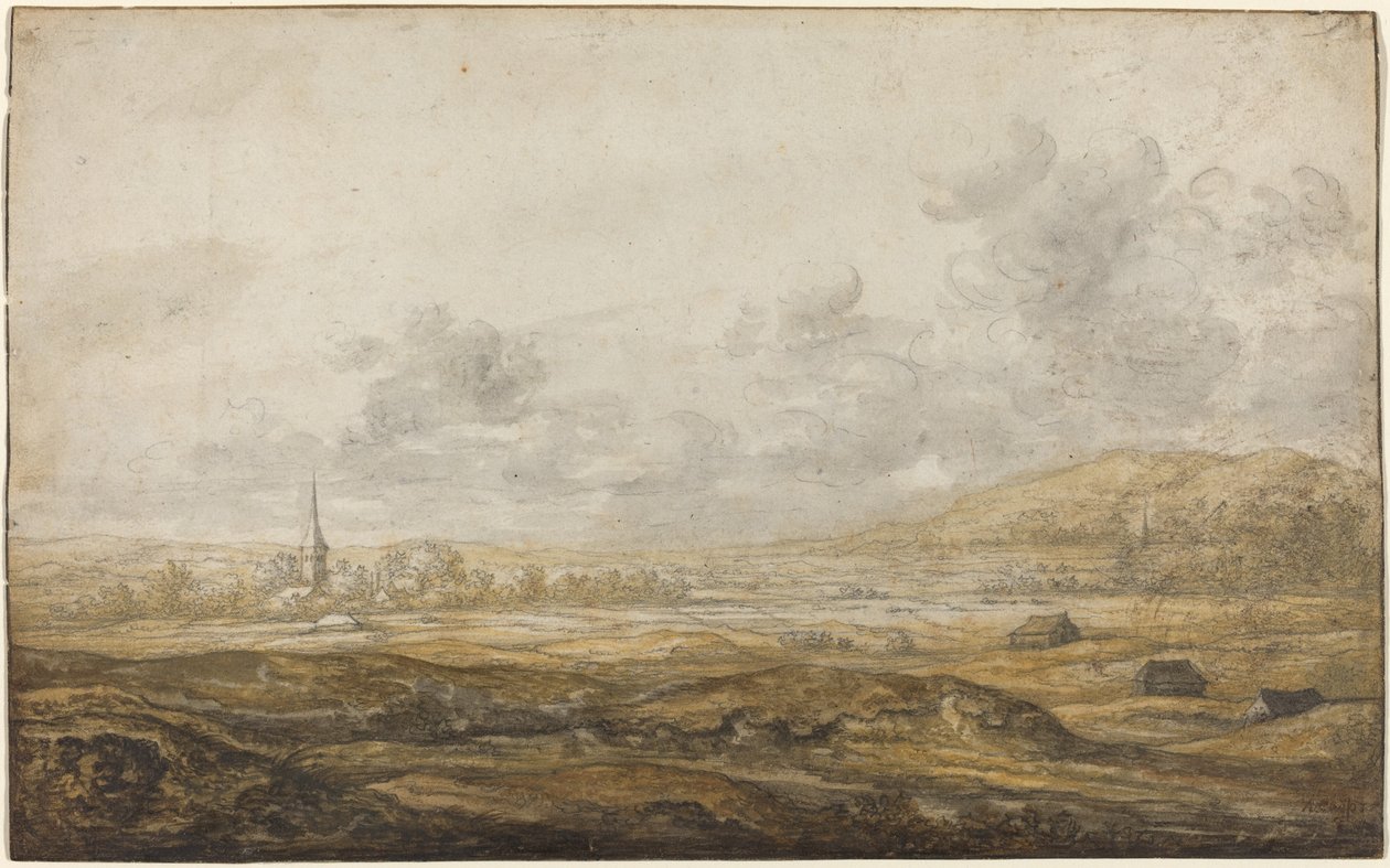 Panoramic Landscape along the Rhine by Aelbert Cuyp