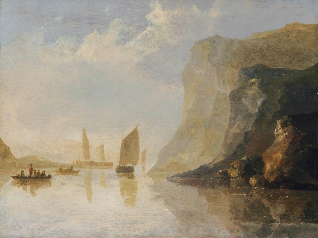 River Landscape with Boats by Aelbert Cuyp