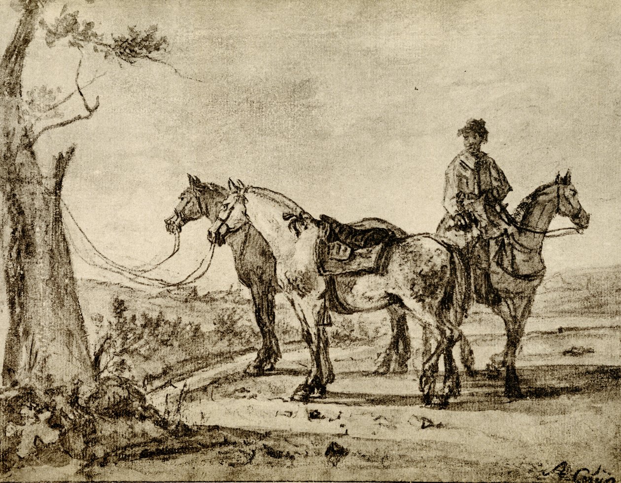 Three Horses by Aelbert Cuyp