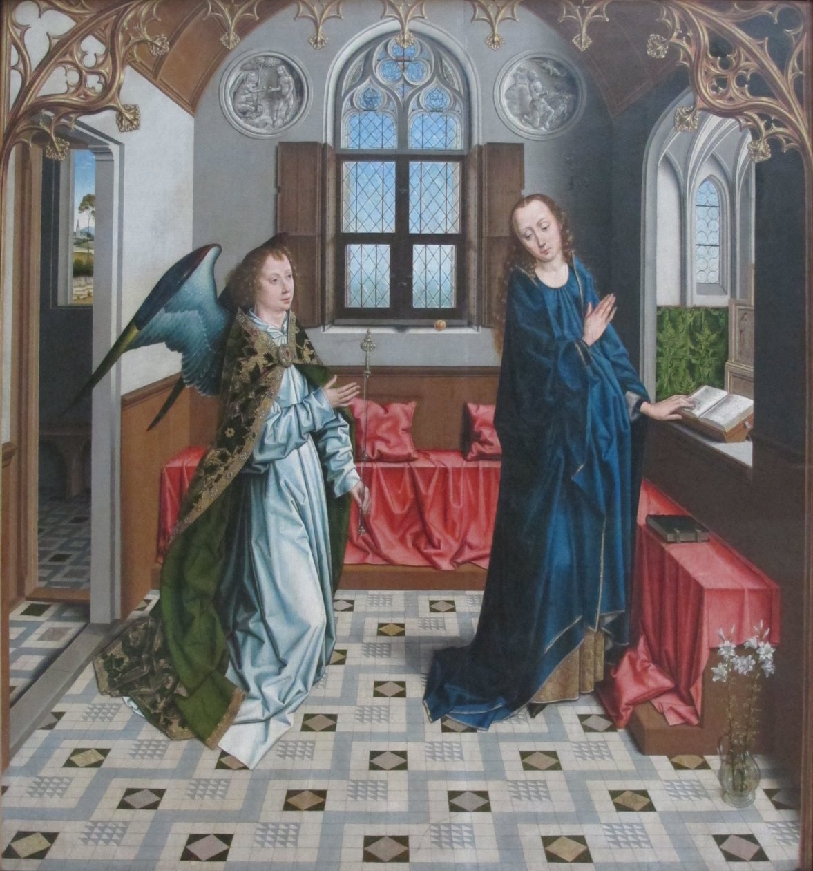 Annunciation of Virgin Mary by Aelbrecht Bouts