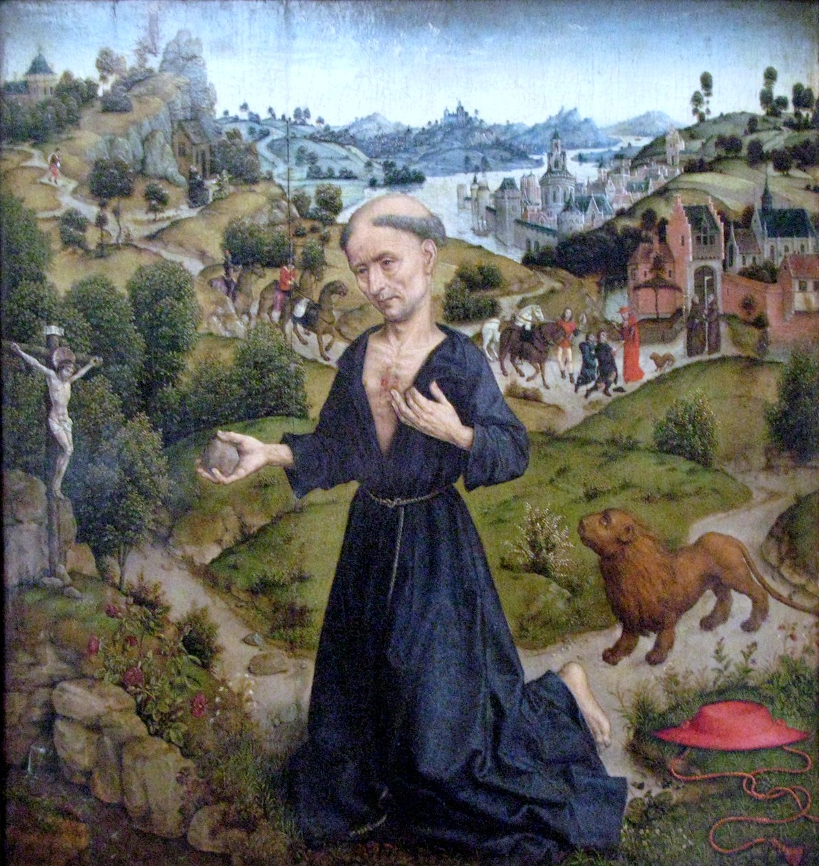Penitence of Saint Jerome by Aelbrecht Bouts