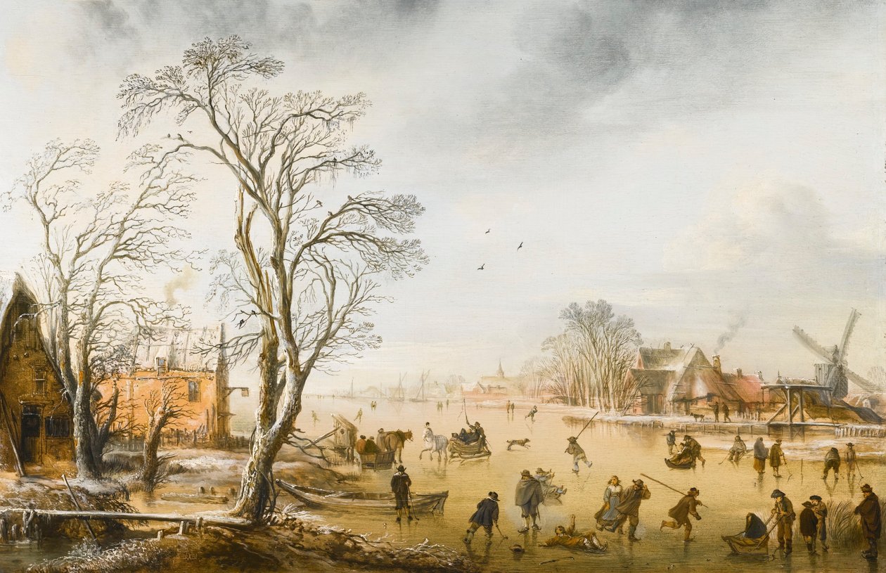 Winter Landscape by Aert van der Neer