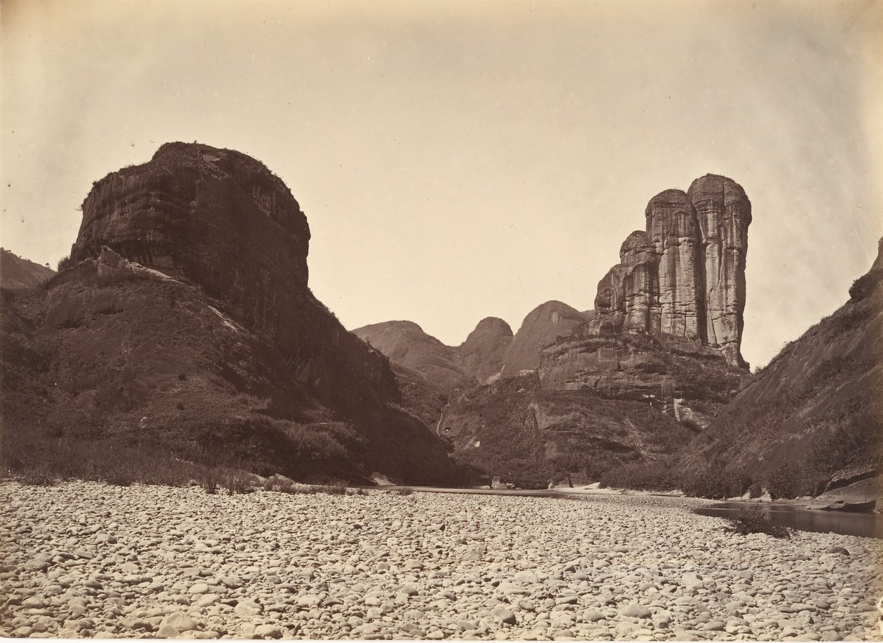Piled Stone Mountain Near Sing Chang by Afong Lai