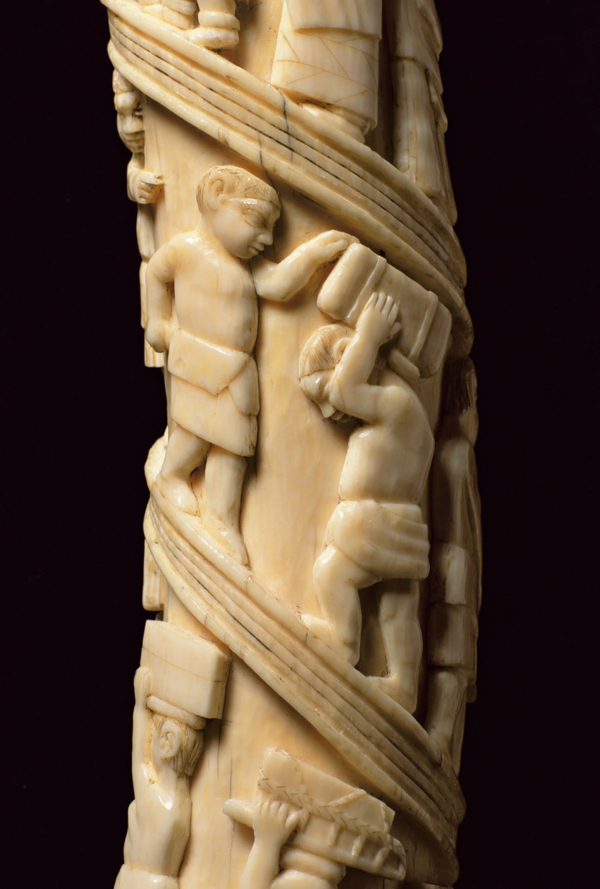 Carved Tusks (detail) by African