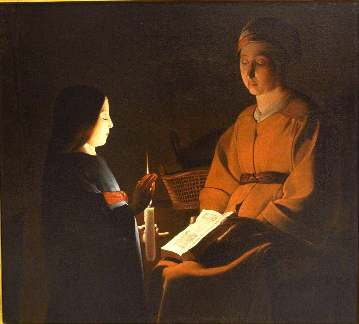 The Education of the Virgin by After Georges de La Tour