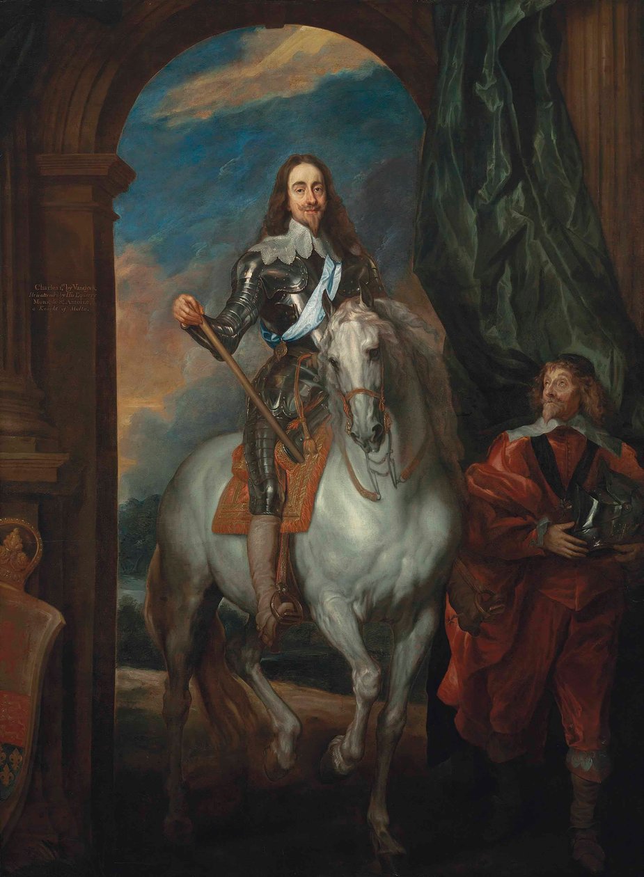 King Charles I with Monsieur de St. Antoine by after Anthony van Dyck