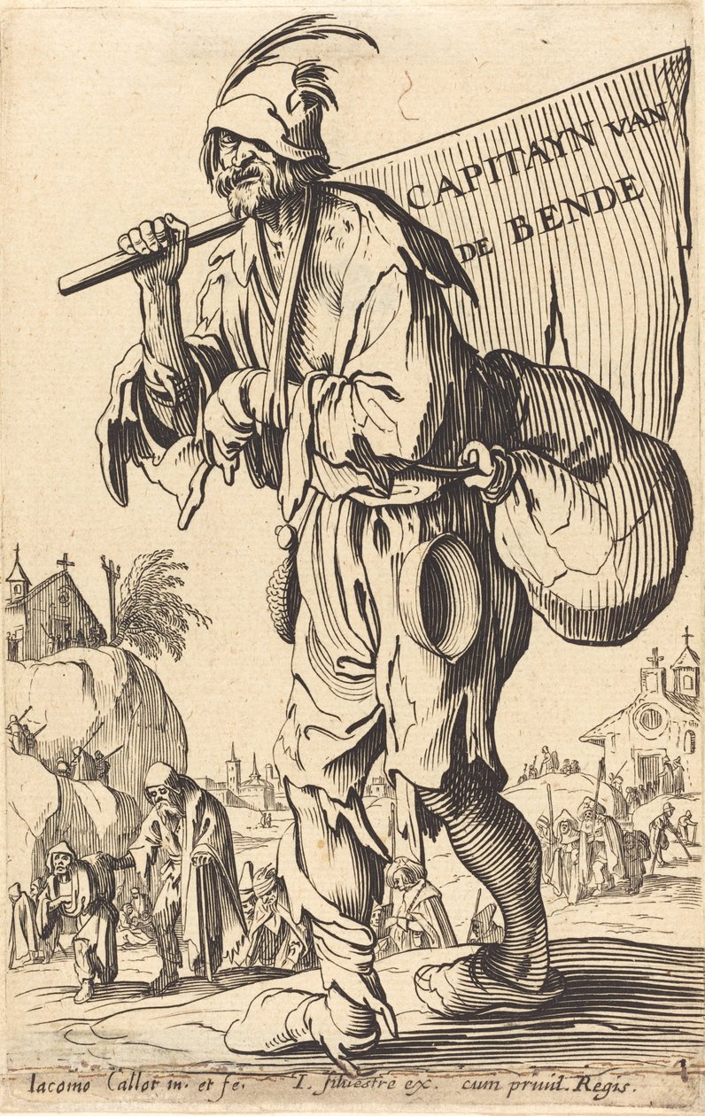 Captain of the Barons by After Jacques Callot
