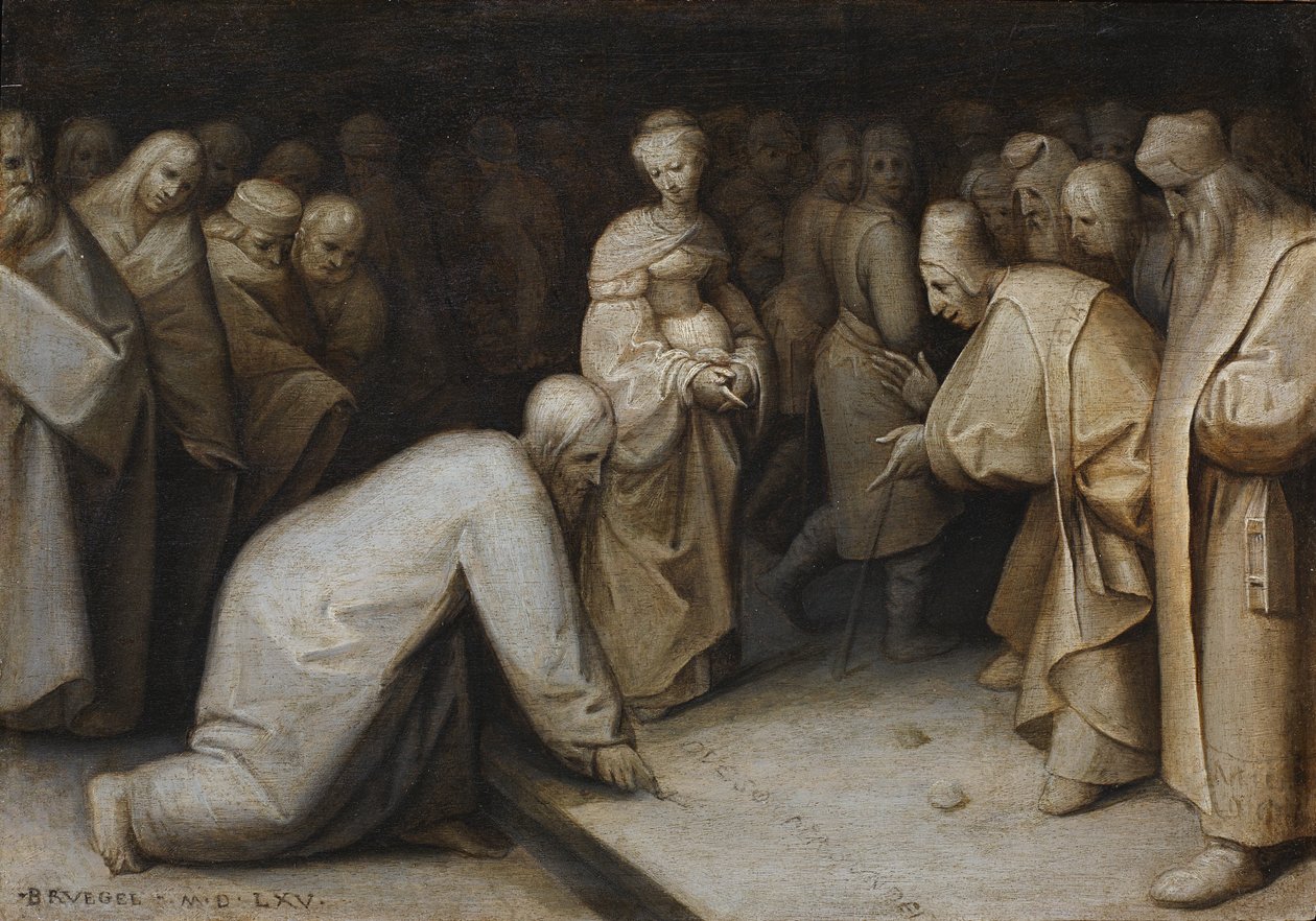 Christ and the Woman Taken in Adultery by After Pieter Brueghel the Elder
