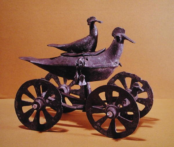 Votive Chariot in the Form of Two Birds, from Glasinac near Sarajevo by Iron Age