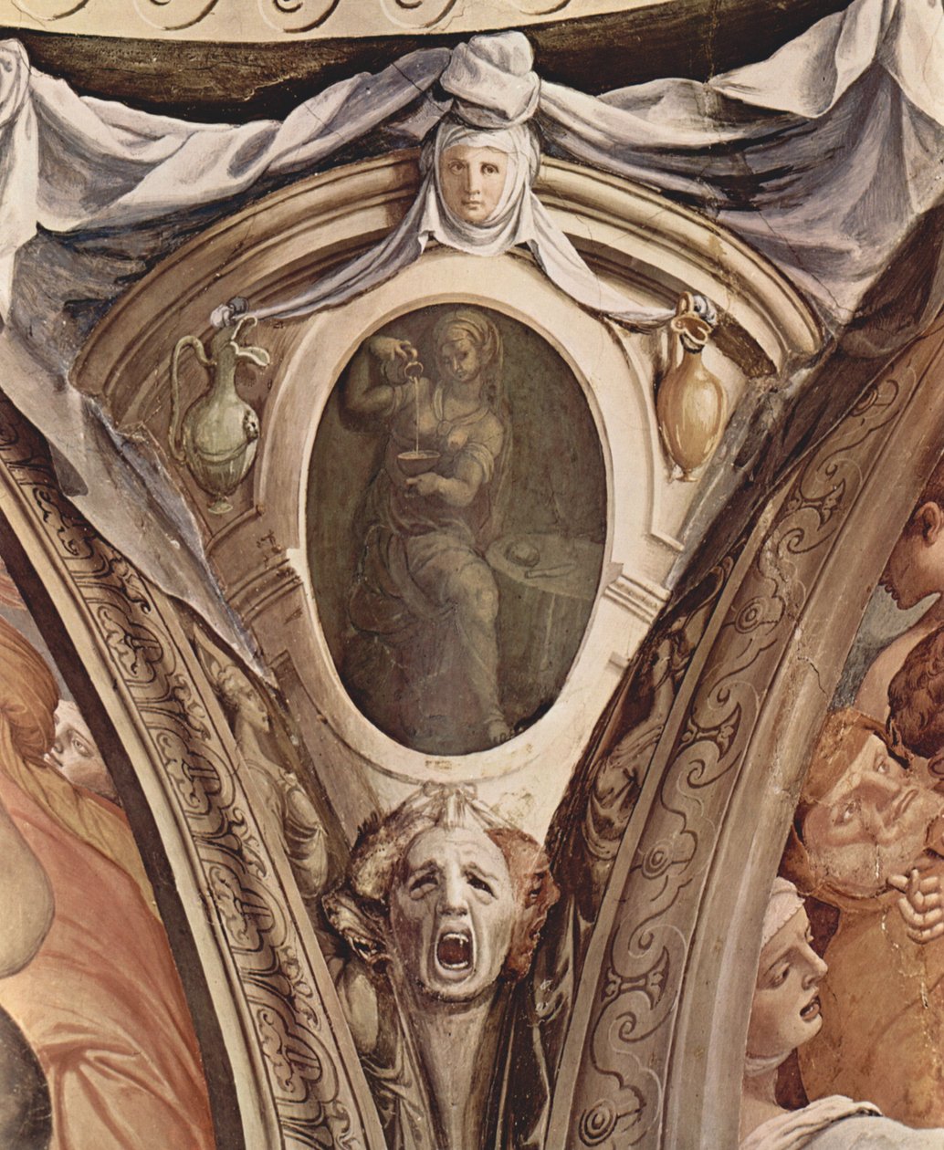 Allegories Of The Cardinal Virtues. Frescoes In The Chapel Of Eleonora Da Toledo by Agnolo Bronzino