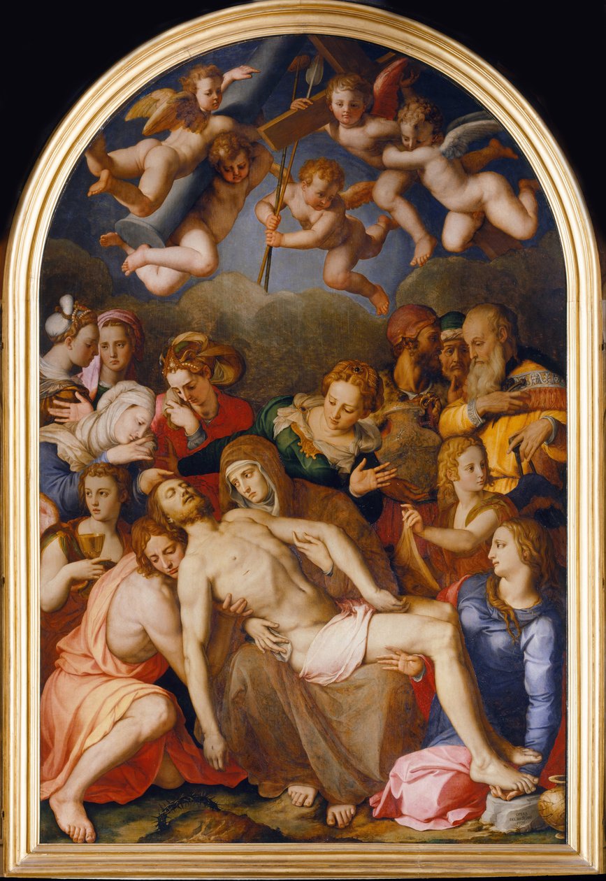 The Descent from the Cross by Agnolo Bronzino