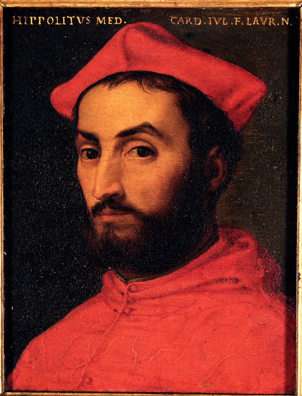 Portrait of Cardinal Ippolito de Medici (1511-1535) by Agnolo Bronzino