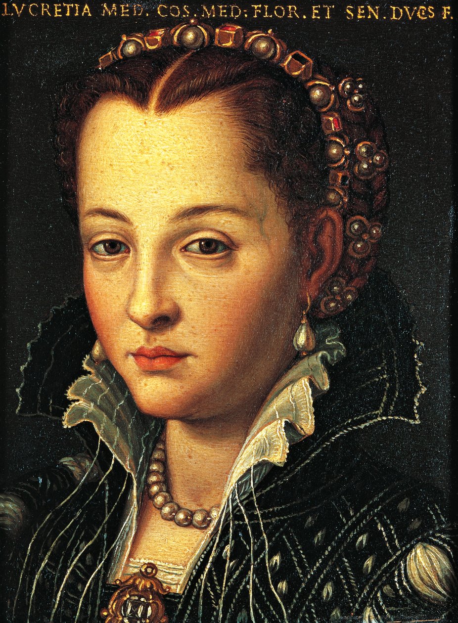 Portrait of Lucrezia de Medici by Agnolo Bronzino