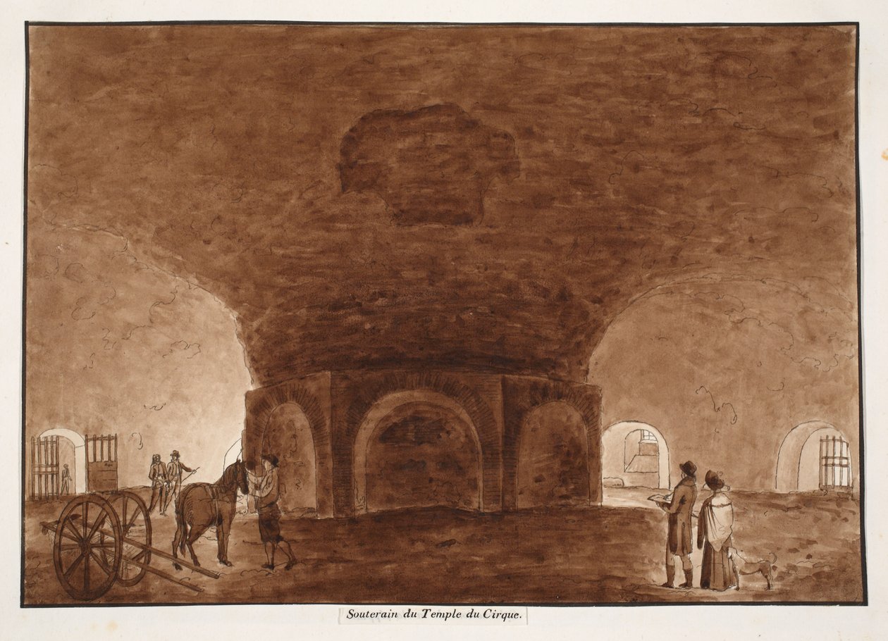 Basement of the Temple of the Circus by Agostino Tofanelli