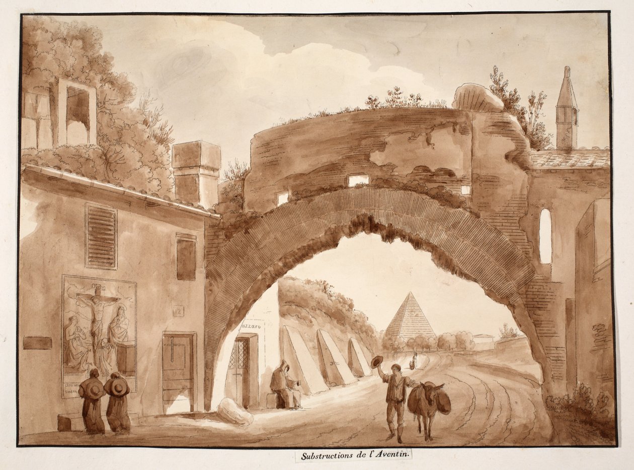 Foundations of the Aventine by Agostino Tofanelli