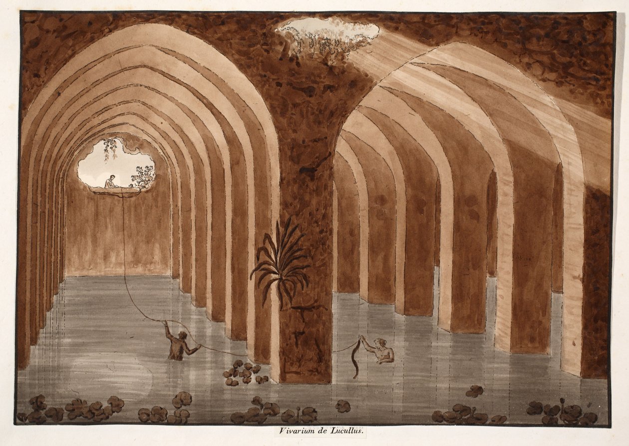 The Vivarium of Lucullus, 1833 by Agostino Tofanelli