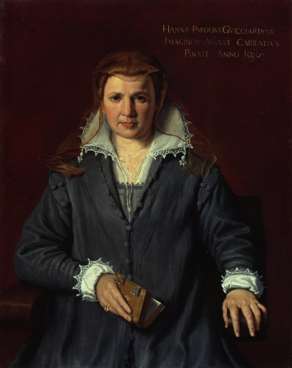 Anna Parolini Guicciardini by Agostino Carracci
