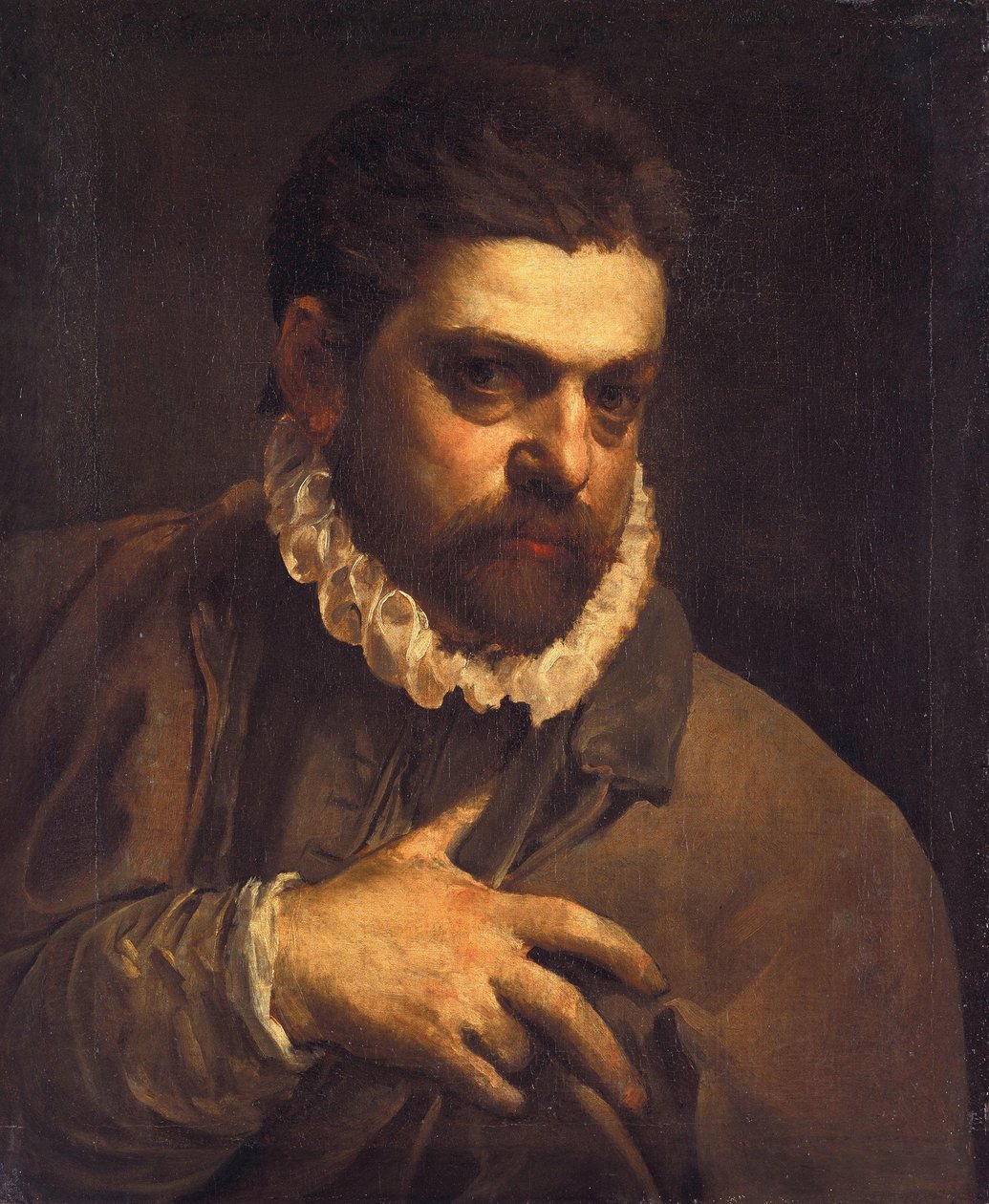 Portrait of a Man by Agostino Carracci