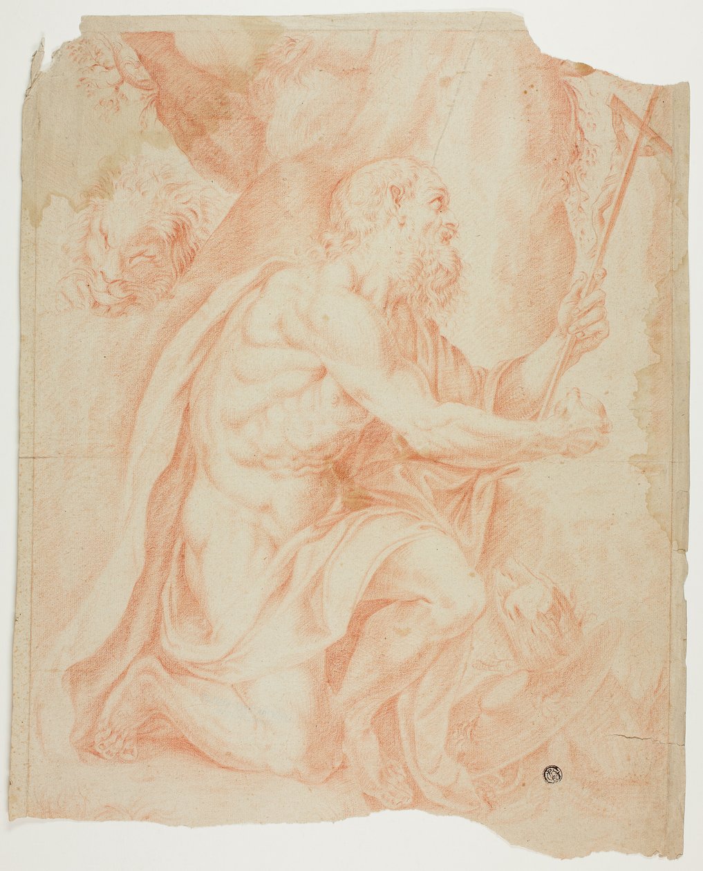 Saint Jerome by Agostino Carracci