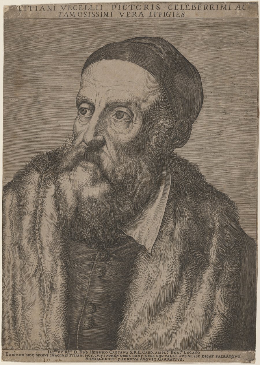 Titian by Agostino Carracci