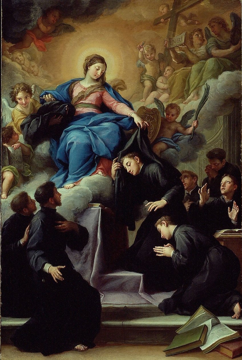 The Madonna with the Seven Founders of the Servite Order, c.1728 by Agostino Masucci
