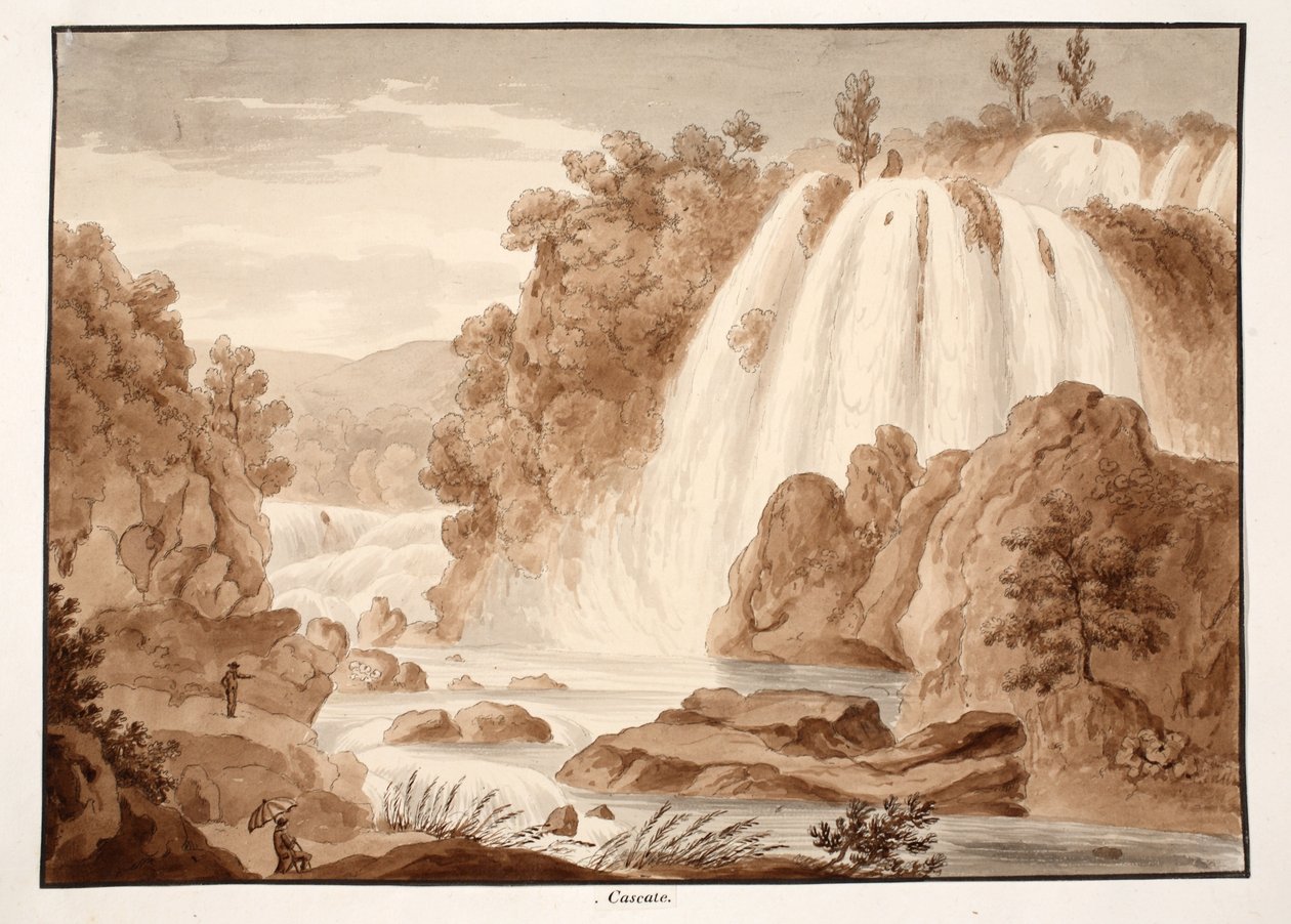 Cascade at Tivoli by Agostino Tofanelli