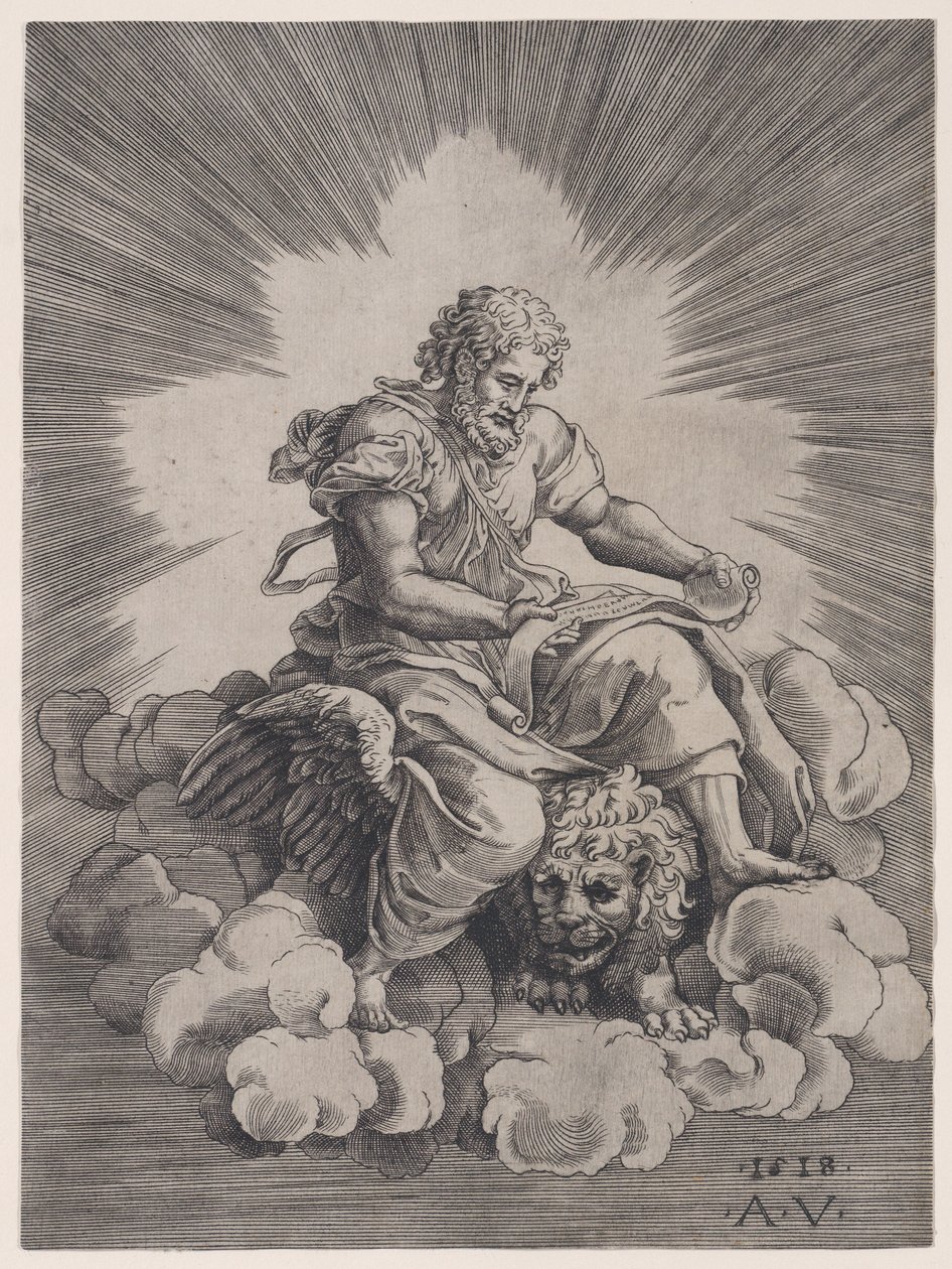 Saint Mark by Agostino Veneziano