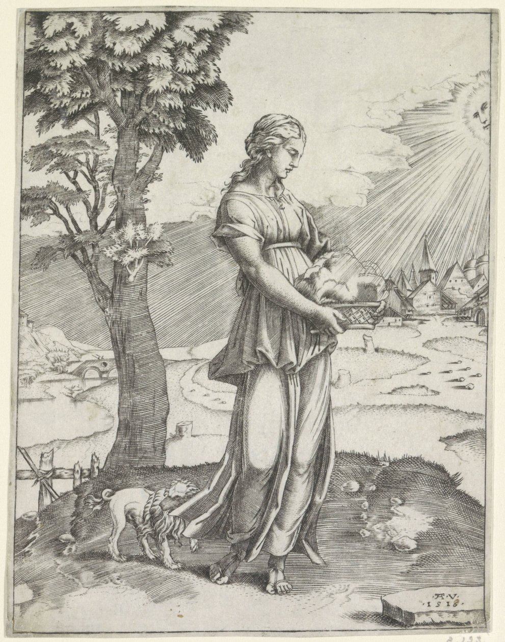 Sibyl of Cumae by Agostino Veneziano