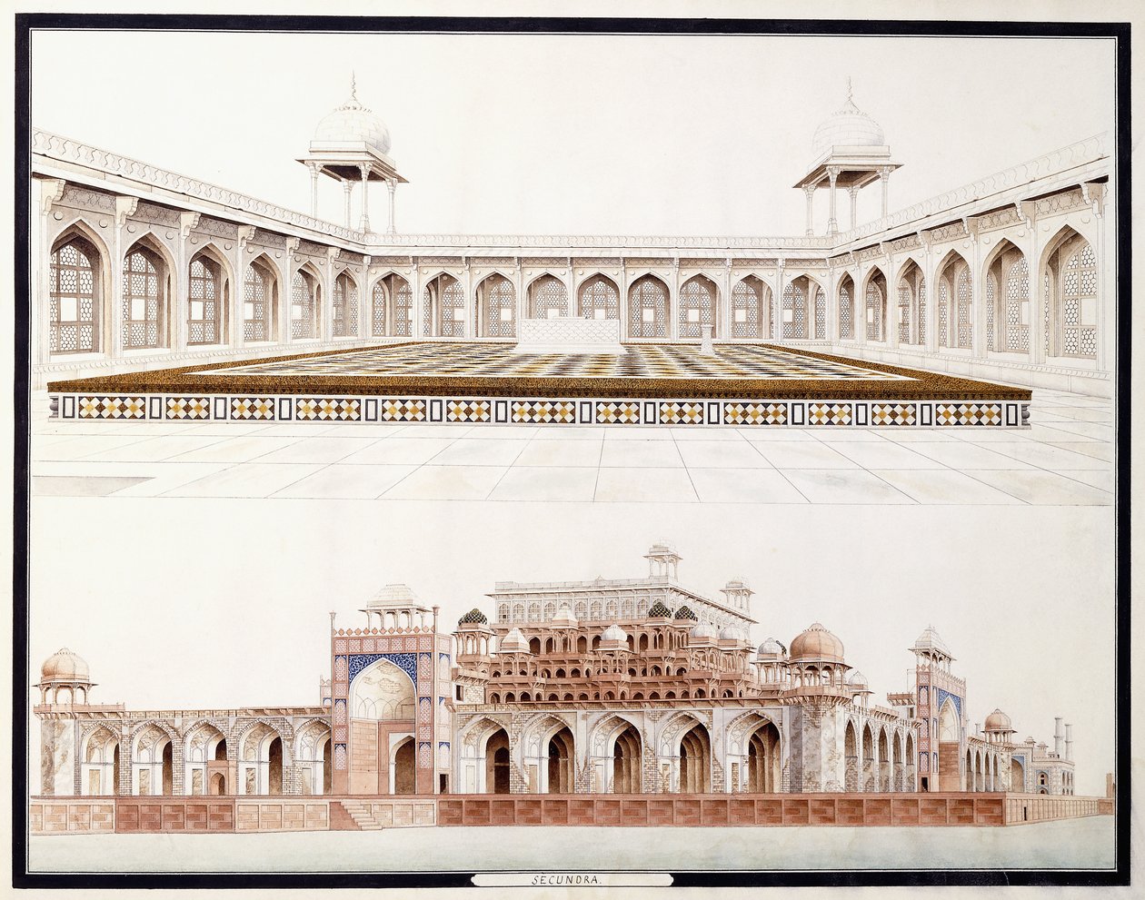 Secundra, c. 1815 by Agra School