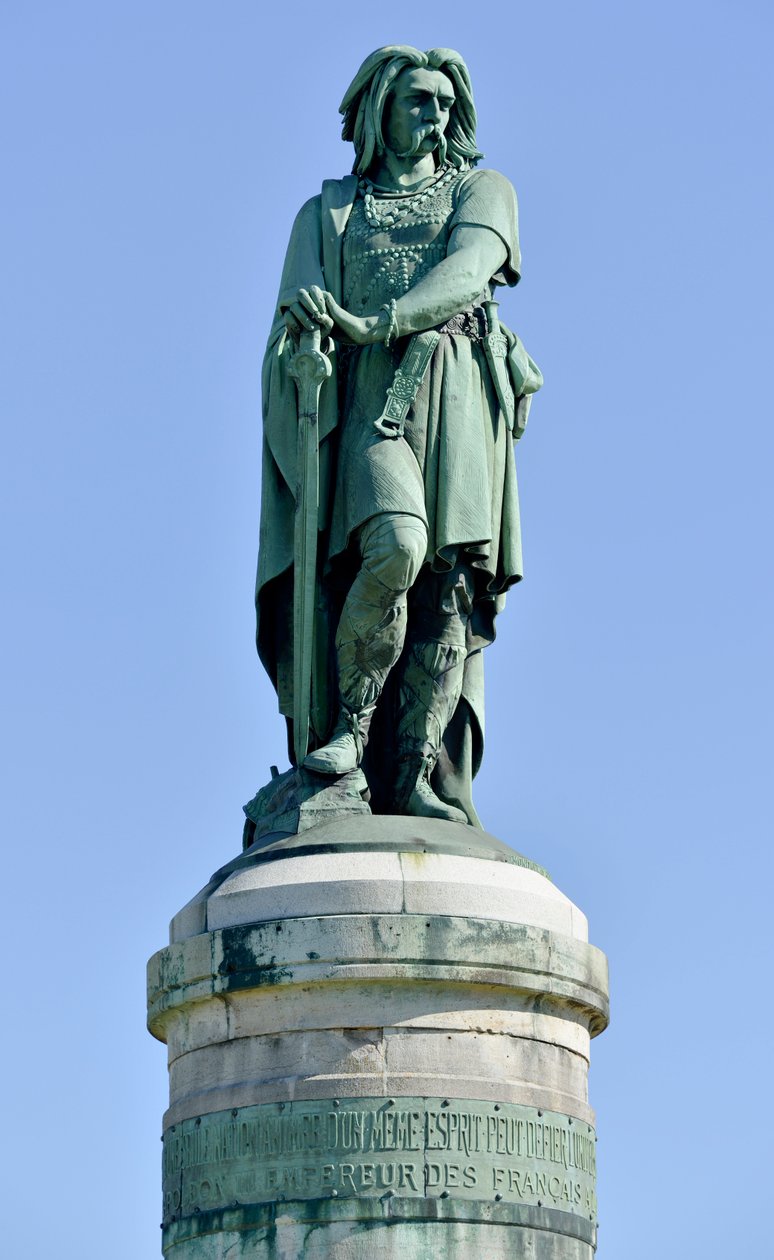 Colossal Statue of Vercingetorix (72-46 BC) by Aime Millet