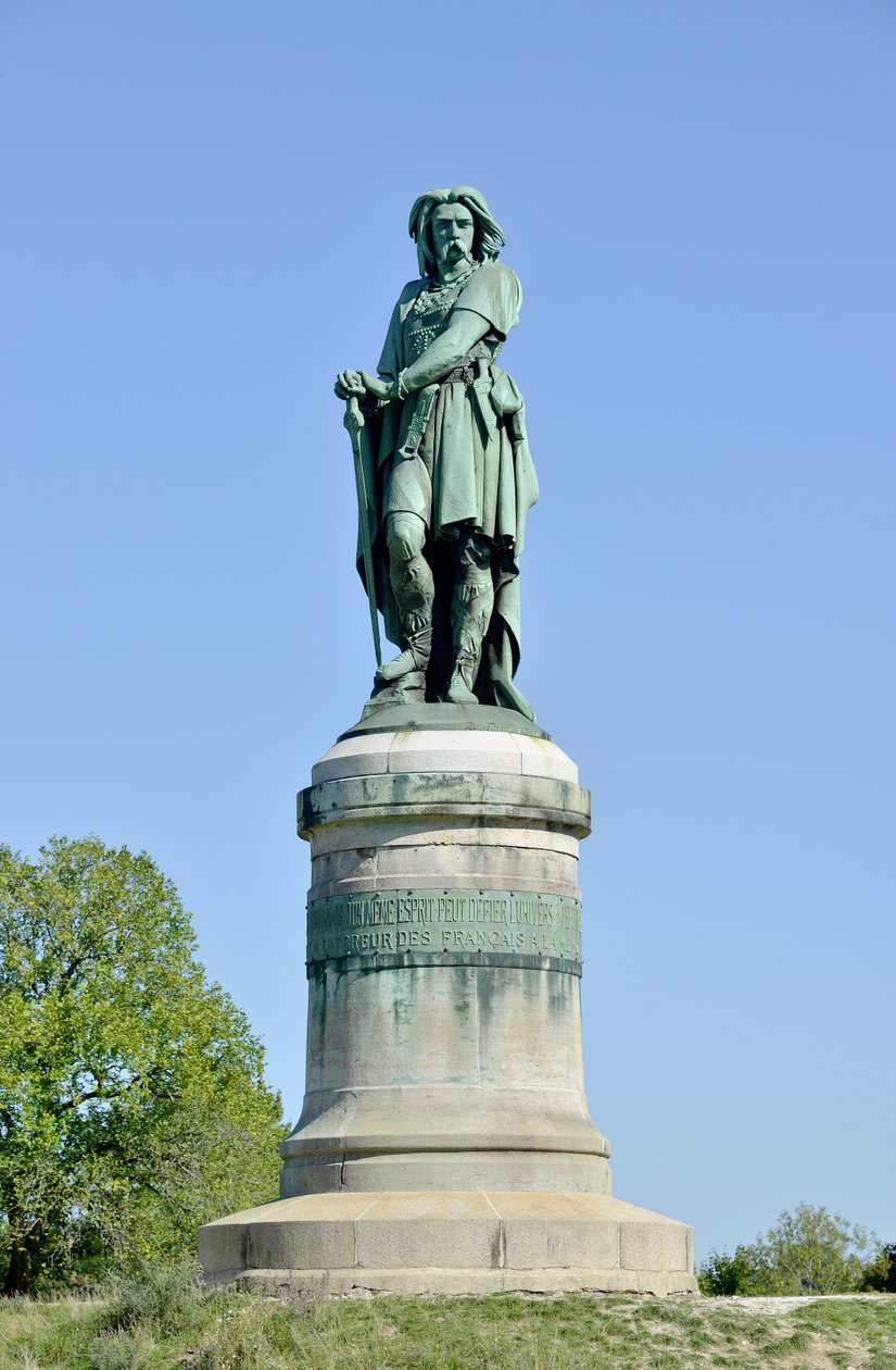 Colossal statue of Vercingetorix, Gallic leader by Aime Millet