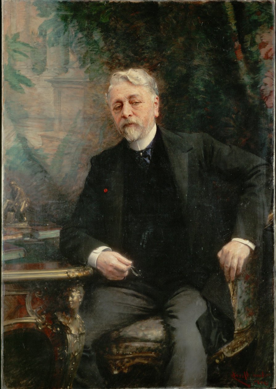 Gustave Eiffel, Engineer, Built the Eiffel Tower in Paris by Aimé Nicolas Morot