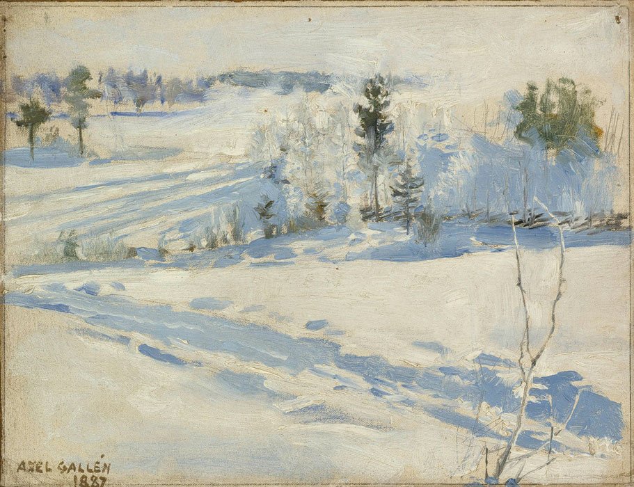 Winter Landscape by Akseli Gallen Kallela