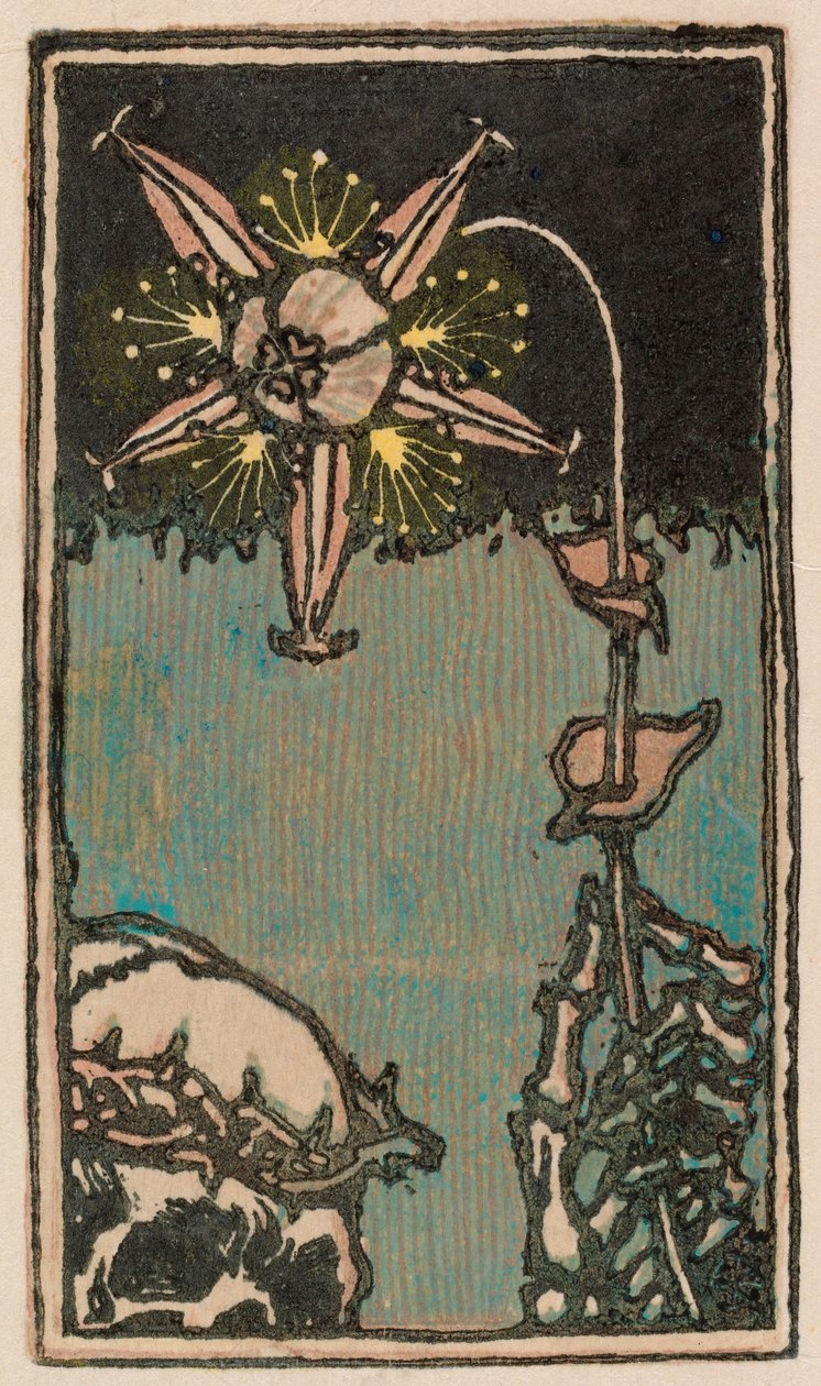Death and the Flower by Akseli Gallen-Kallela