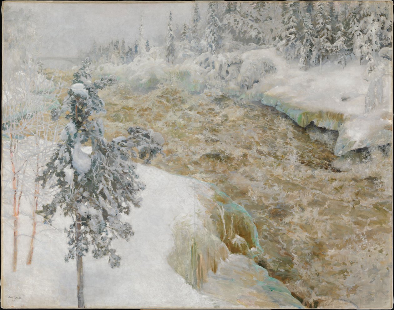 Imatra in Winter by Akseli Gallen-Kallela