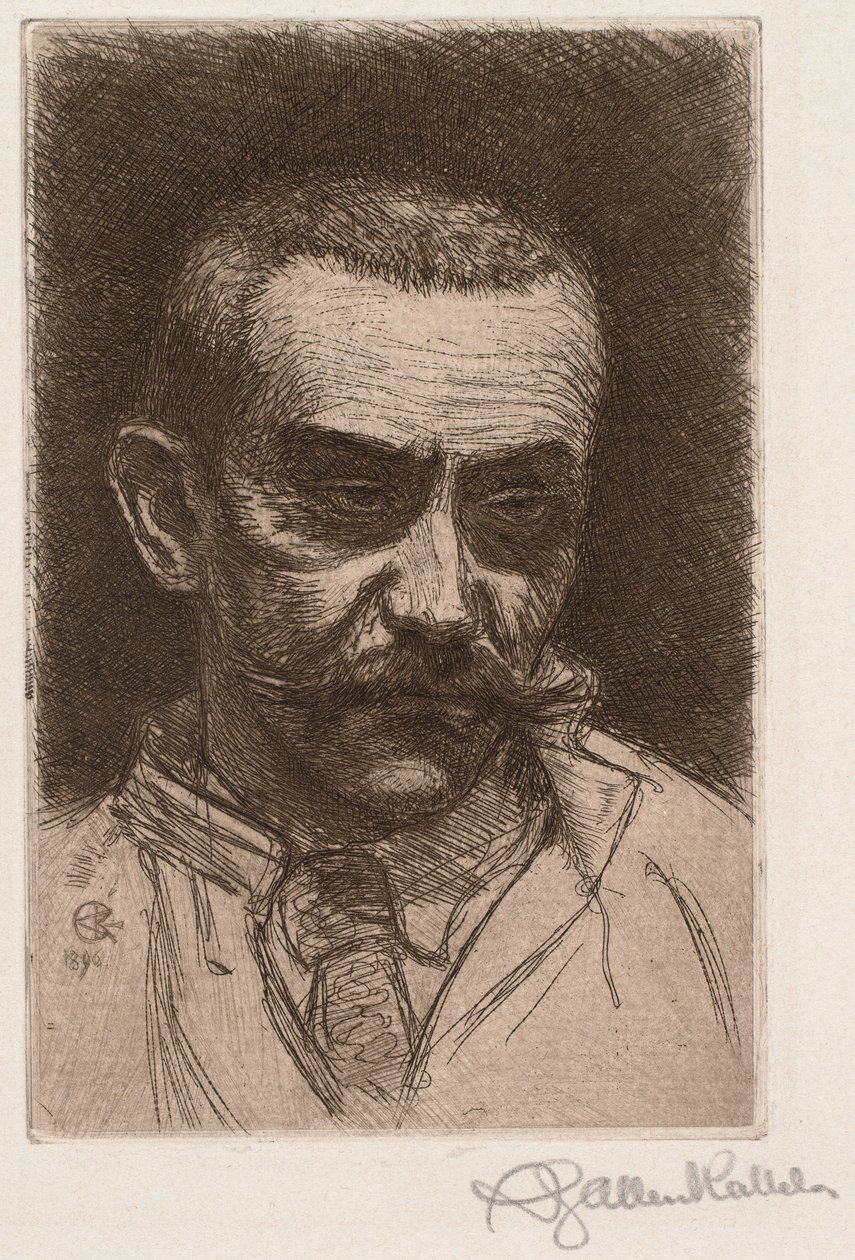 Portrait of Louis Sparre by Akseli Gallen-Kallela
