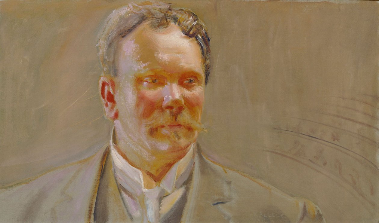 Portrait of Professor E.N. Setälä by Akseli Gallen-Kallela