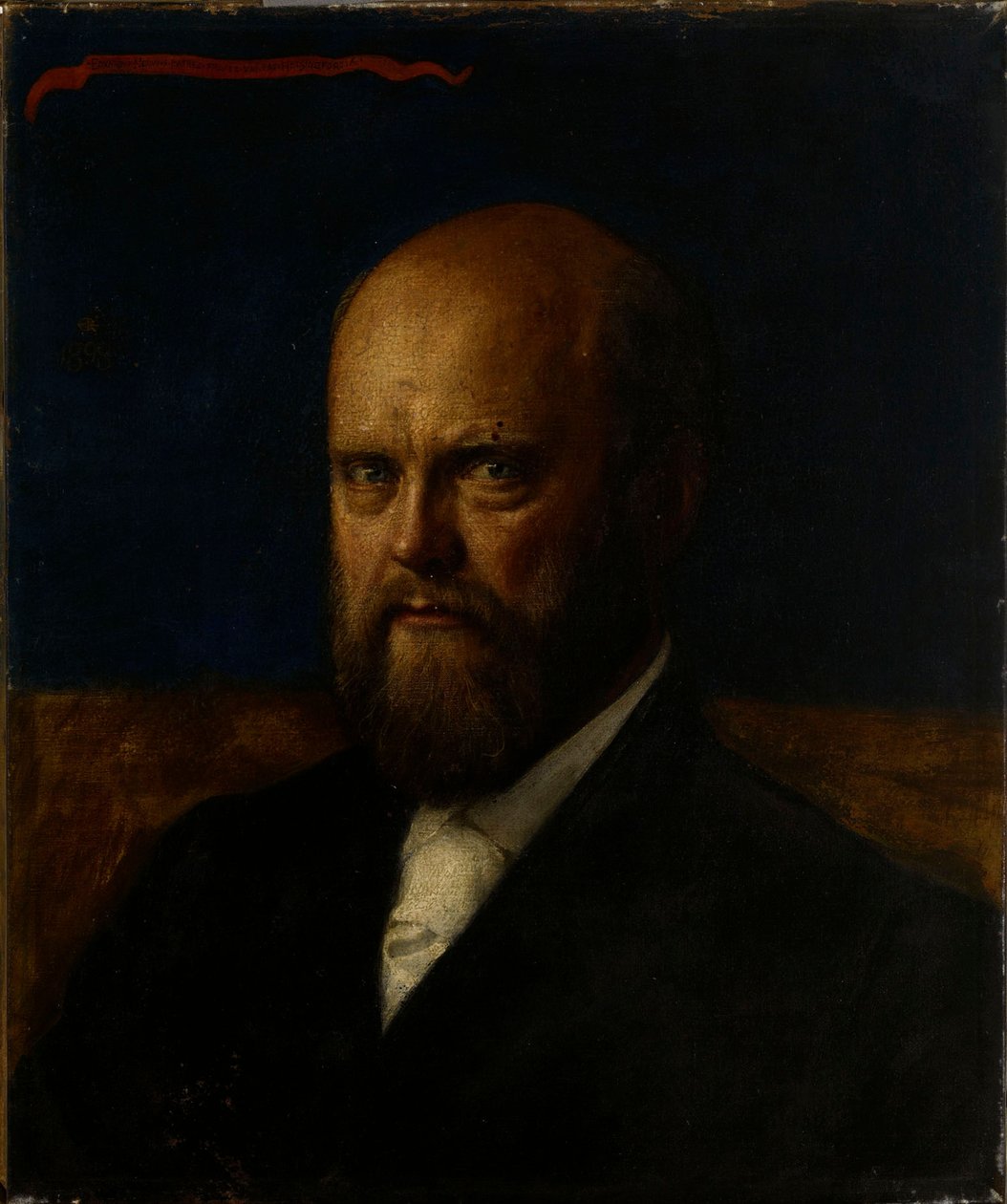 Portrait of Professor E. R. Neovius by Akseli Gallen-Kallela