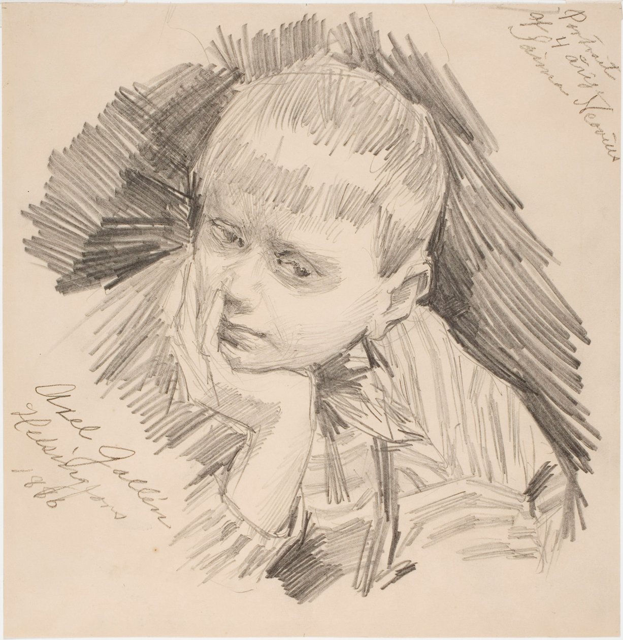 Saima Neovius, Aged Four by Akseli Gallen-Kallela