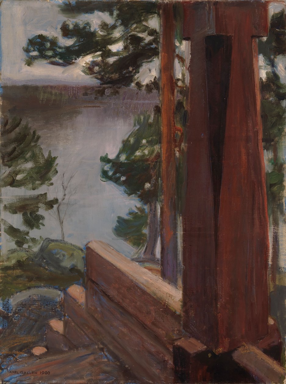 The Kalela Porch by Akseli Gallen-Kallela