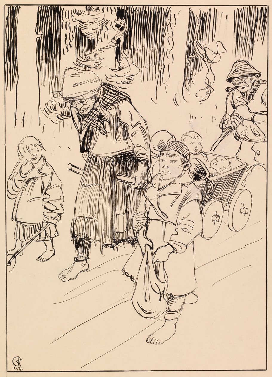 The Rajamäki Regiment by Akseli Gallen-Kallela